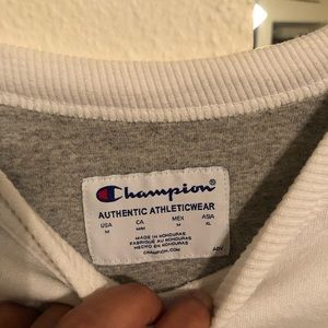 Champion Sweaters - Vintage champion white crewneck sweater Champion Sweaters - Vintage champion white crewneck sweater